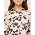thumbnail image 5 of Moomaya Long Sleeves Spread Collar Shirt Printed Shirt - Women's Stylish Shirt, 5 of 9