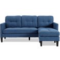 thumbnail image 3 of Haverchair Modern Sectional Sofa Couch with Reversible Chaise L-Shaped Couch for Living Room,BLUE, 3 of 7