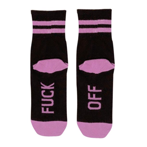 Calcetines deportivos Baoblaze Calcetines a media pierna con estampado Rosado