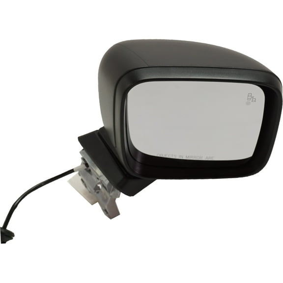 MIRROR Compatible For 2015-2022 Jeep Renegade Right Passenger Heated Power Glass In-housing Signal Light Textured Black