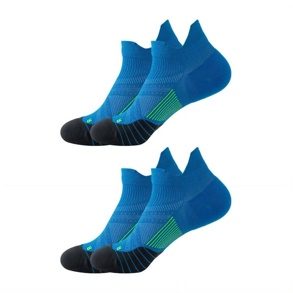 TELOLY 2Pcs Mens Socks,Towel Bottom Cushioning Effect Wool Socks,Ideal for Fitness and Running Wool Socks Mens