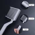 thumbnail image 3 of Peine de peluquería para hombres, peine de peluquero, cepillo de pelo antiestático para hombres y niños, 3 of 6