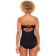 thumbnail image 2 of Time and Tru Women’s and Women’s Plus Bandeau Twist Front One Piece Swimsuit, Sizes XS-3X, 2 of 8