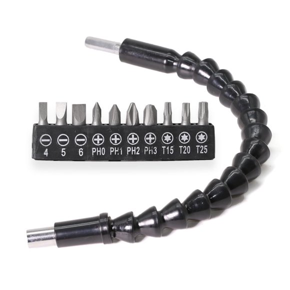 Flexible Drill Bit Extensions