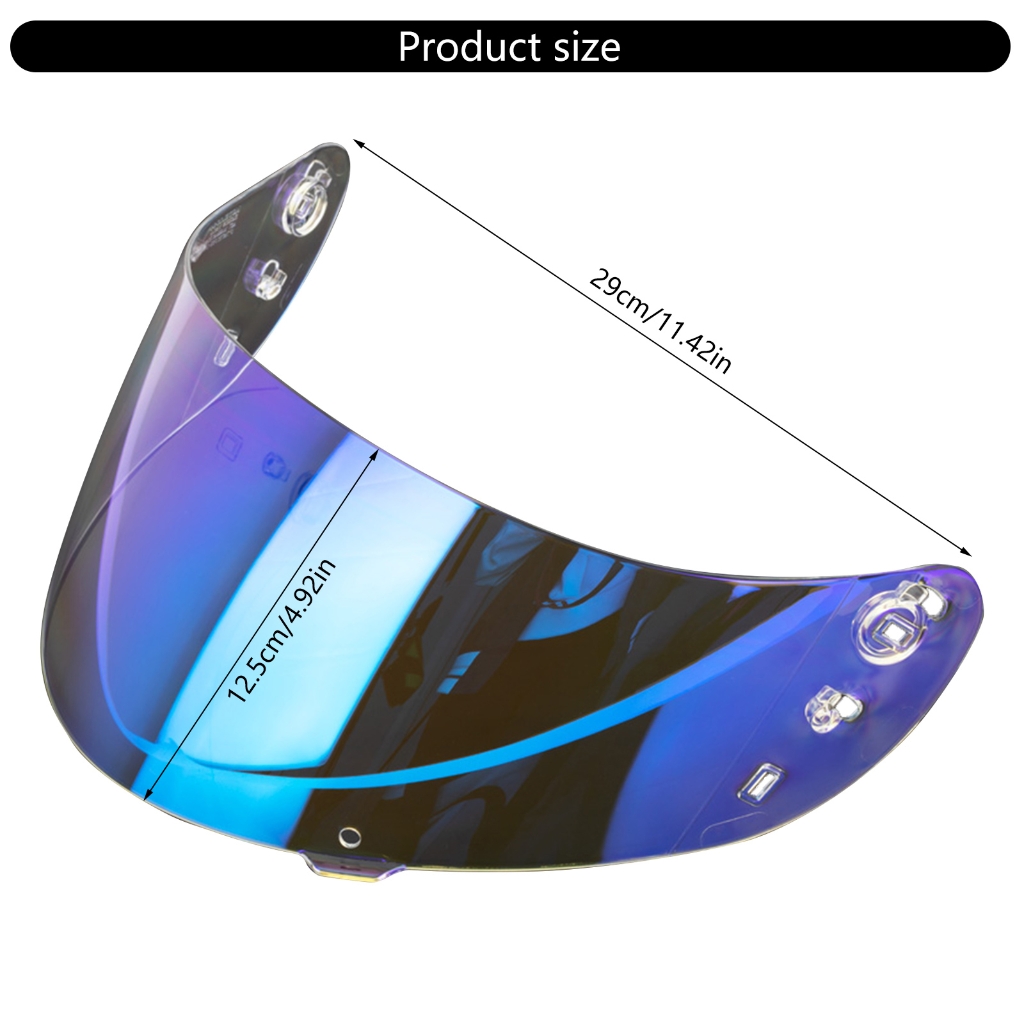 Full Face Helmets Visors Lens Scratchproof Shield Helmets Face Shield Replacement Helmets Visors for IC-04