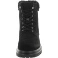 thumbnail image 2 of Lauren Ralph Lauren Womens Carlee Leather Pull On Combat & Lace-up Boots, 2 of 3