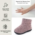 thumbnail image 4 of Women's Winter Boots For Women Memory Foam Ankle Booties House Shoes, 4 of 5