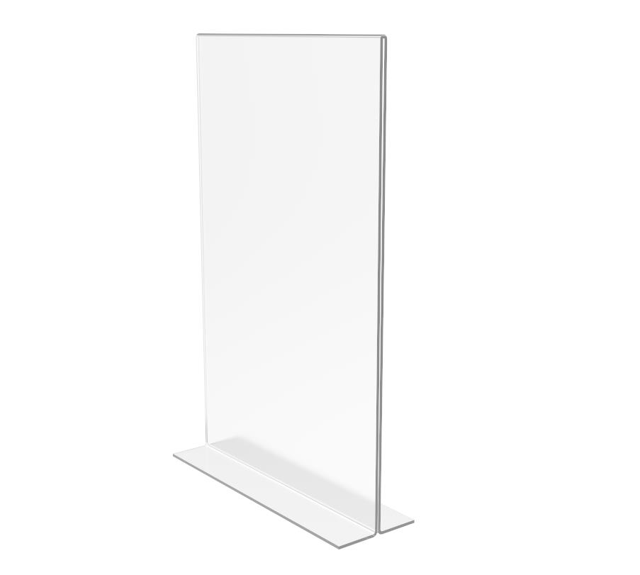 FixtureDisplays® 1PK 11 x 17" Clear Acrylic Sign Holder for Tabletops