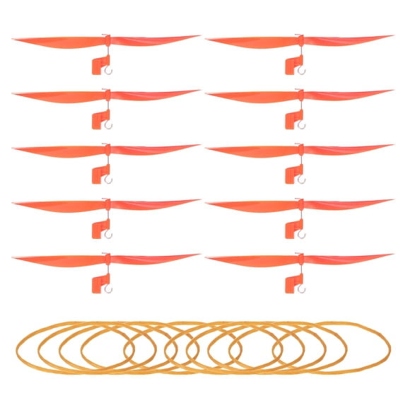 Hélice de plástico Uxcell, hélices de 7" en color naranja, paquete de 10