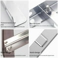 thumbnail image 6 of mini split wall mounting bracket Fits 9000-24000 BTU condensers Required mounting screws included Maximum weight 300 lbs. 1.3 Thickness mm Stainless Steel Wall Mount Air Conditioner Bracket, 6 of 7