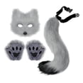 thumbnail image 4 of Conjunto de disfraces de cosplay jinwen Ropa de Halloween Gris, 4 of 8