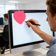thumbnail image 1 of 3Pcs Heart Shaped Sticky Notes, Fufafayo Heart-Shaped Sticky Notes 100Pcs, Cute Colorful Stickers for Elementary And Middle Study Study, Fluorescent Paper Memo Pads for Journaling, Study, Office,, 1 of 6