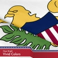 thumbnail image 4 of G128 – Virgin Islands Flag | 3x5 feet | Printed 150D – Indoor/Outdoor, Vibrant Colors, Brass Grommets, Quality Polyester, Much Thicker More Durable Than 100D 75D Polyester, 4 of 6