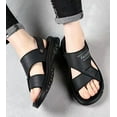 thumbnail image 3 of Men's Blackberry Sandals Synthetic Leather Water-Repellent Slip-On EU-43 Summer, 3 of 6