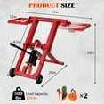 thumbnail image 2 of LZBEITEM Hydraulic Lawn Mower Lift Jack with Safety Strap - 500 lbs Capacity for Tractors and Zero Turn Lawn Mowers, 2 of 13