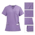 thumbnail image 4 of Royal Blue Doctor Nurse Work Uniforms Set Unisex Shirt & Pant Surgical Uniforms Set, 4 of 10