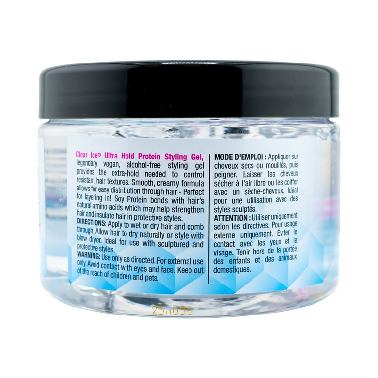 3 pack) Ampro Clear Ice® Ultra Hold Protein Unisex Styling Gel