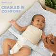 thumbnail image 2 of Jool Baby Soft Changing Pad + Washable Cover, Non-Slip - Fits Standard Changing Tables & Dressers (Wave Pattern, Gray), 2 of 7