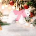 thumbnail image 5 of Christmas Ornaments, Christmas Tree Ornaments, Christmas Decorations White Bear Pendant Christmas Tree Decorations Christmas Bear Doll Ornaments Christmas Tree Decorations, 5 of 7