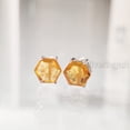 thumbnail image 5 of Citrine Stud Earring, Natural Citrine Earring, November Birthstone, Women Earring, 925 Silver, Anniversary Gift, Christmas, Thanksgiving, Silver Drops, Valentine Earring, Handmade Jewelry, Studs, 5 of 5