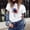 White, variant on DailyTrove Women's American Flag Eagle Graphic T-Shirt - Short Sleeve Casual Tee, Patriotic for 4th of July & Events