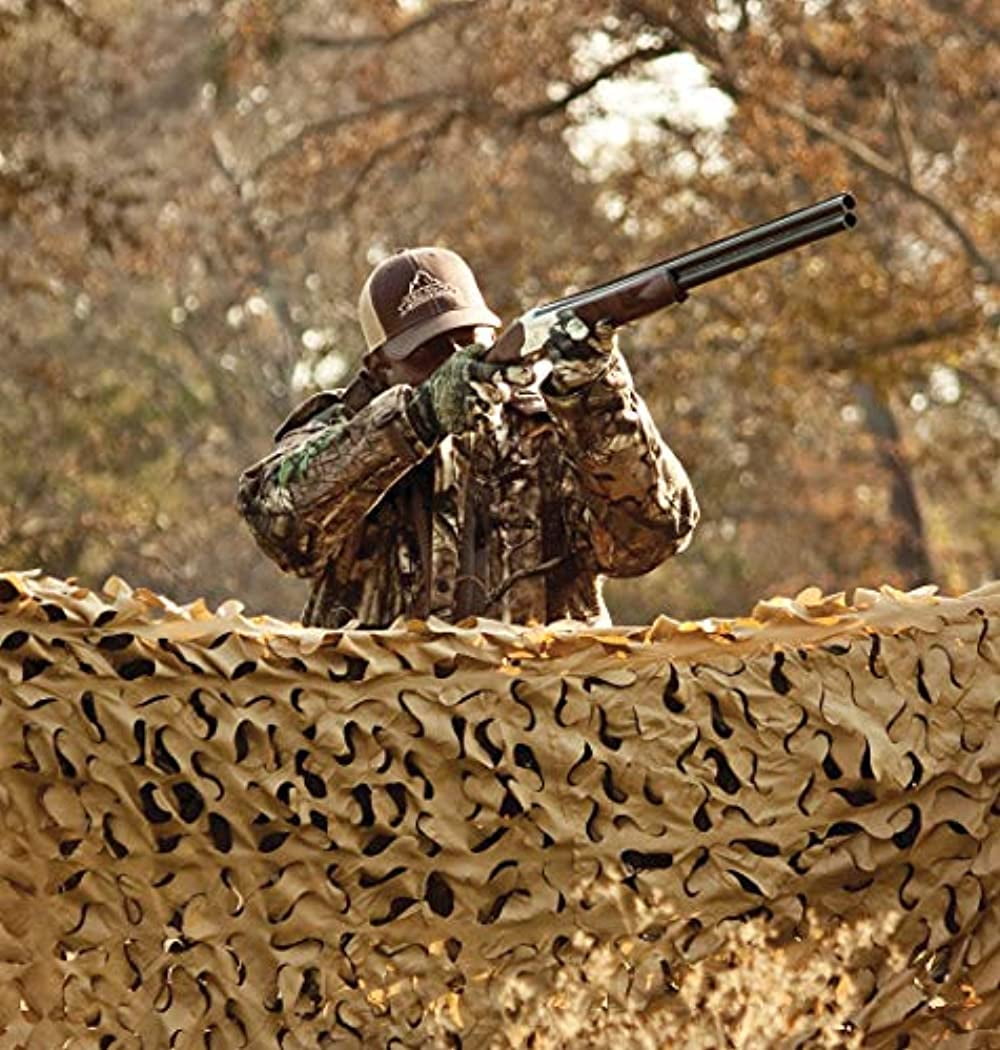 Military Camouflage Netting Hunting Desert Woodland Camo Net Netting Camping Ten 