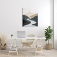 thumbnail image 2 of Stupell Industries Flowing River Nature Landscape Foggy Distant Mountain Painting Gallery Wrapped Canvas Print Wall Art, Design by JJ Design House LLC, 2 of 7