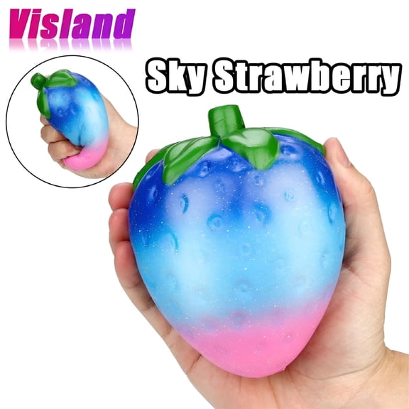 BESTSKY Half Jumbo Large Strawberry Stress Ball