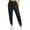 Black, variant on Bmisegm Fashionable Women's Casual Pants Lightweight Stretchy Athletic Trousers with Pockets Ideal for Workouts and Daily Activities Black S
