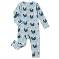 thumbnail image 4 of QEFJNO Bamboo Viscose Baby Boys Long Sleeve Romper, Newborn Infant Girls Jumpsuit, 2-Way Zipper Coverall Bodysuit - Chicken, 4 of 7