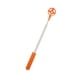 thumbnail image 4 of Recuperador de pelotas de golf para agua, portátil, de acero inoxidable, con agarre antideslizante, retráctil naranja, 4 of 9