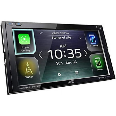 JVC - 6.8" - Android Auto/Apple® CarPlay™ - Built-in Bluetooth - In-Dash Digital Media Receiver - Black