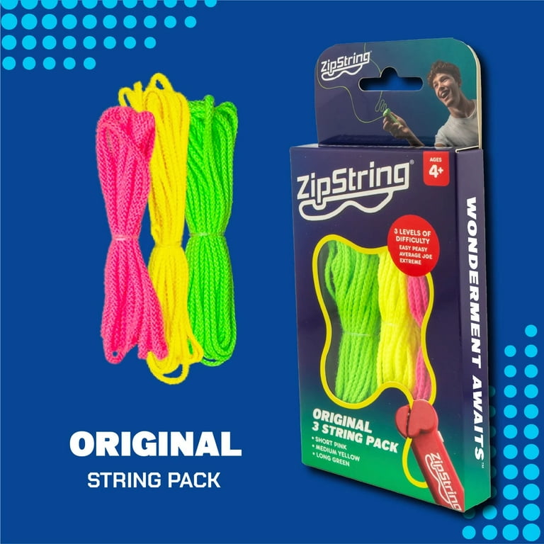 くじらすまいる ZipString UV Reactive Toy Replacement Strings, 3 Fluorescent