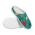 thumbnail image 3 of Lsque Hens And Rooster Pattern Womens Comfort Cotton on Scuff With Memory Foam and Anti-skid Sole Slipper-40/41, 3 of 7