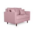 thumbnail image 4 of Sofá Love Seat 2 Plazas De Lino Palo De Rosa Modelo Marzana, 4 of 8