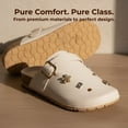 thumbnail image 5 of bebe Girls' Clog Slippers – Slip-On Footbed Clogs with Buckle Strap, Casual Comfort Shoes for Girls Little Kid/Big Kid, 5 of 9