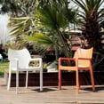 thumbnail image 3 of Compamia Diva Chaise d'Extérieur en Résine pour Salle à Manger de Patio avec Accoudoirs, Gris Foncé, 3 of 14