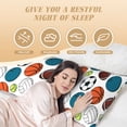 thumbnail image 6 of Fuzoiu Color Balls Print Body Pillowcase 20x54 in,Long Pillow Case, Microfiber Body Pillow Cover, Soft and Breathable Pillowcase, 6 of 7
