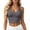a-206Grey45, variant on Womens U Neck Halter Solid Color Cropped Yoga Bra Stretch Slim Fit Breathable Daily Sport Casual Sleeveless Workout Crop Inner Tops For Ladies Classic Bra
