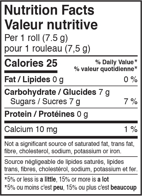 ROCKETS BONBON ROULEAUX