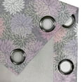 thumbnail image 3 of Ambesonne Pink and Grey Grommet Curtain Single Panel, Botanical Blossom, 50"x60", Blush Lilac Grey, 3 of 5