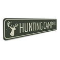 thumbnail image 3 of Hunting Camp Road Novelty Decor, Metal Wall Sign - 4x18 Inches, 3 of 4