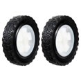 thumbnail image 1 of 2pcs 6 Inch No Inflation Solid Lawn Mower Wheels Gardening Machine Parts, 1 of 3