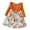 Orange, variant on Staki Skater Girl Clothes Girls Long Sleeve Dress for Kids Girls Casual Dresses(Orange,18-24 Months)