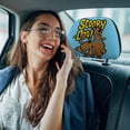 thumbnail image 5 of Scooby Doo Fun Car Headrest Cover Decor Vehicles Seat Pillow Cover Protector Accessories Auto Front/Rear Seats Head Rest Cover Universal Fit Most Cars Sedan SUV Van, 5 of 7