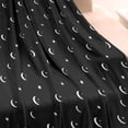 thumbnail image 3 of Black White Moon Star Pattern Blanket,Comfortable Soft Flannel Throw Blanket,All Season,Warm Lightweight Blankets for Sofa Bed Couch Living Room Chair,30"x40", 3 of 4
