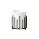 thumbnail image 1 of Organizador de brochas de maquillaje, soporte para brochas de maquillaje, recipiente de almacenamiento para baño, L, negro, 1 of 5