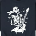 thumbnail image 3 of Instant Message - Skeleton Guitar  - Men's Crew Neck Fleece Pullover, 3 of 6
