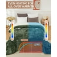 thumbnail image 4 of EuKer Electric Blanket King Size Dual Control, Washable Heated Blanket with 4 Heat Levels & 10H Auto Off, 90" x 100", Green, 4 of 8