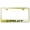 Gold, variant on Honda Pilot Laser Etched Logo Stainless Steel License Plate Frame (Chrome)